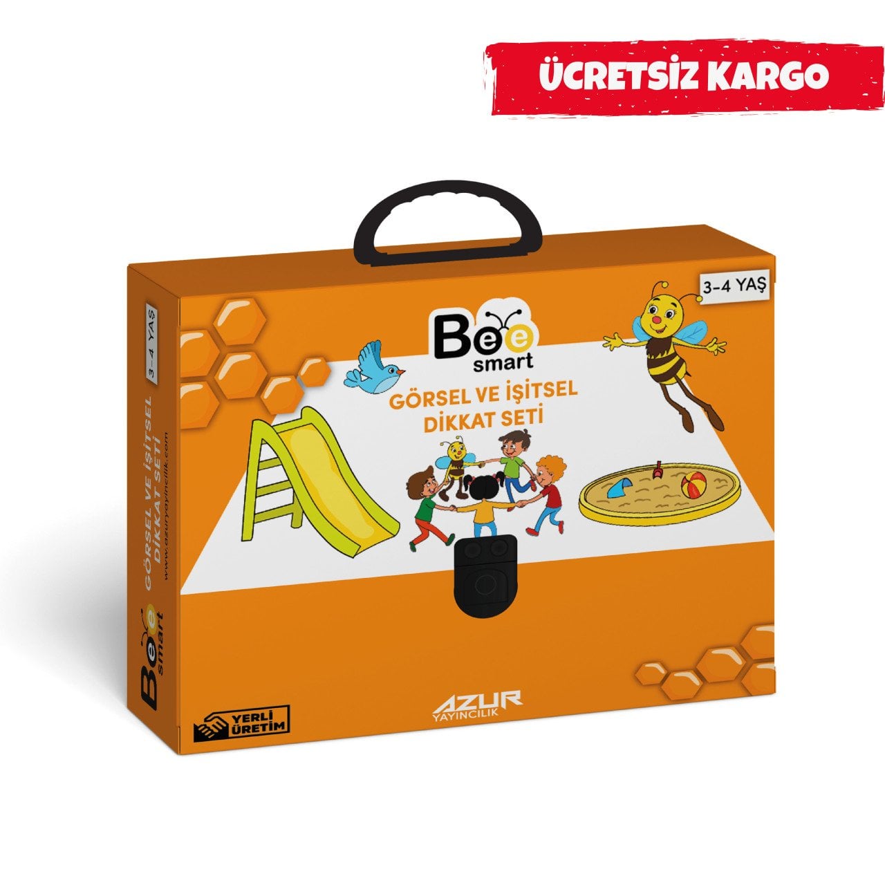 Görsel ve İşitsel Dikkat Seti 3-4 Yaş Bee Smart Çocuk Aktivite
