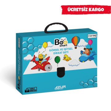 Görsel ve İşitsel Dikkat Seti 7-8 Yaş Bee Smart Çocuk Aktivite