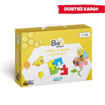 Görsel ve İşitsel Dikkat Seti 2 Yaş Bee Smart