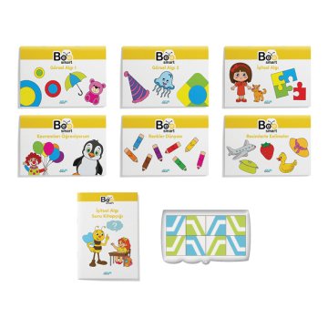 Bee Smart Görsel ve İşitsel Dikkat Seti 2 Yaş ve Memory Game Hafıza Oyunu