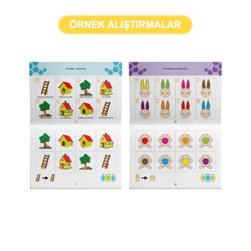 Bee Smart Görsel ve İşitsel Dikkat Seti 2 Yaş ve Memory Game Hafıza Oyunu