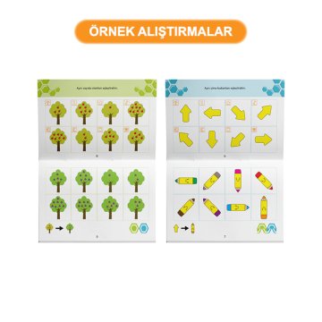 Bee Smart Görsel ve İşitsel Dikkat Seti 3-4 Yaş ve Memory Game Hafıza Oyunu