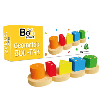 Bee Smart Ahşap Geometrik Bul-tak Eğitici Oyuncak Öğretici Geliştirici Oyuncak Çocuk Için Hediye