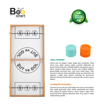 Bee Smart Şut Ve Gol Hız Ve Refleks Geliştiren Kutu Oyunu