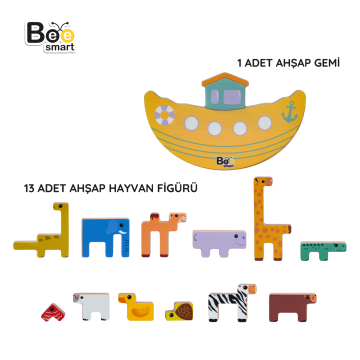 Bee Smart Macera Gemisi Hayvanlar Stratejik Düşünme ve Denge Becerisi İçin