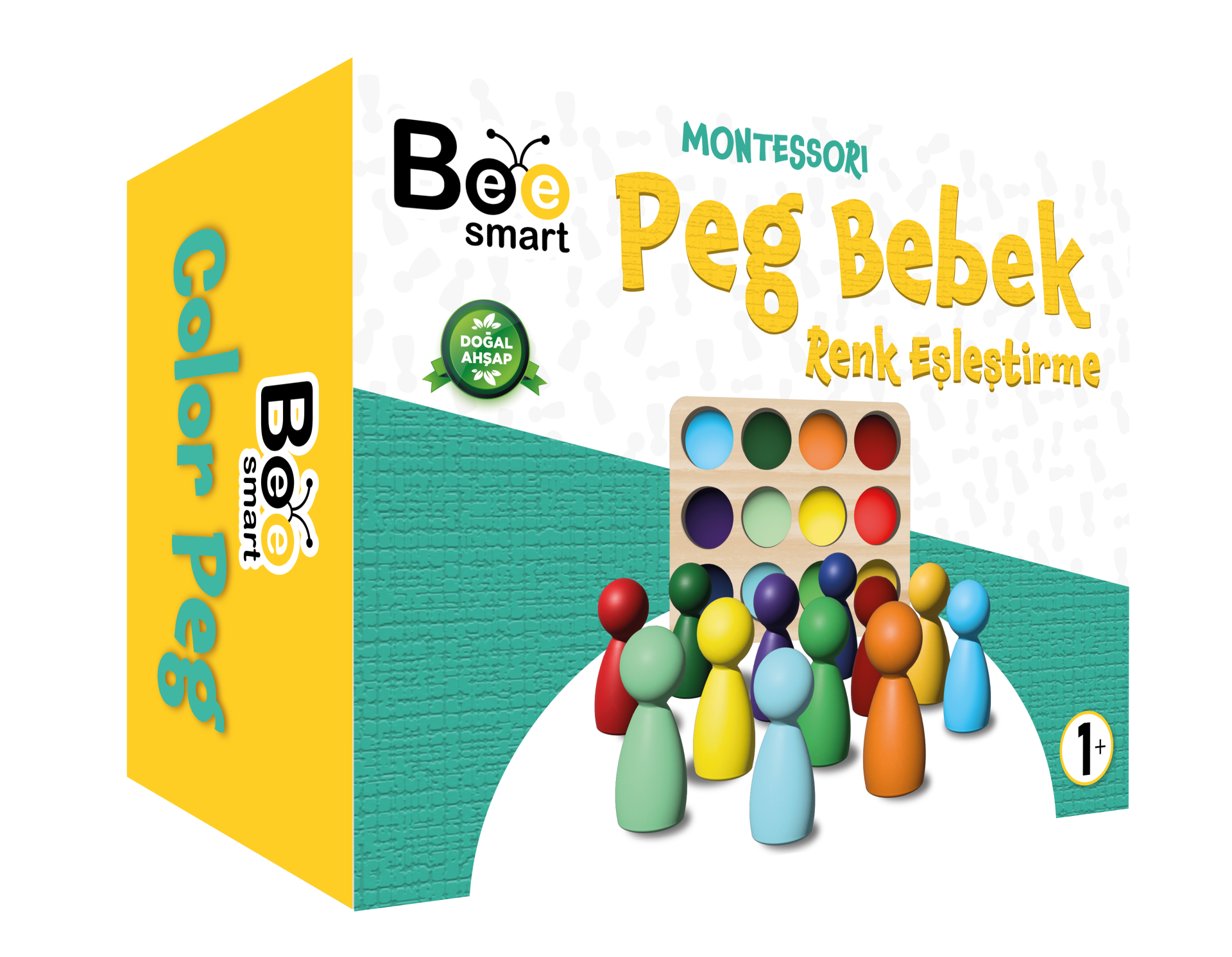 Bee Smart 1+ Yaşa Özel 12 Li Waldorf Gökkuşağı Insan Figürleri