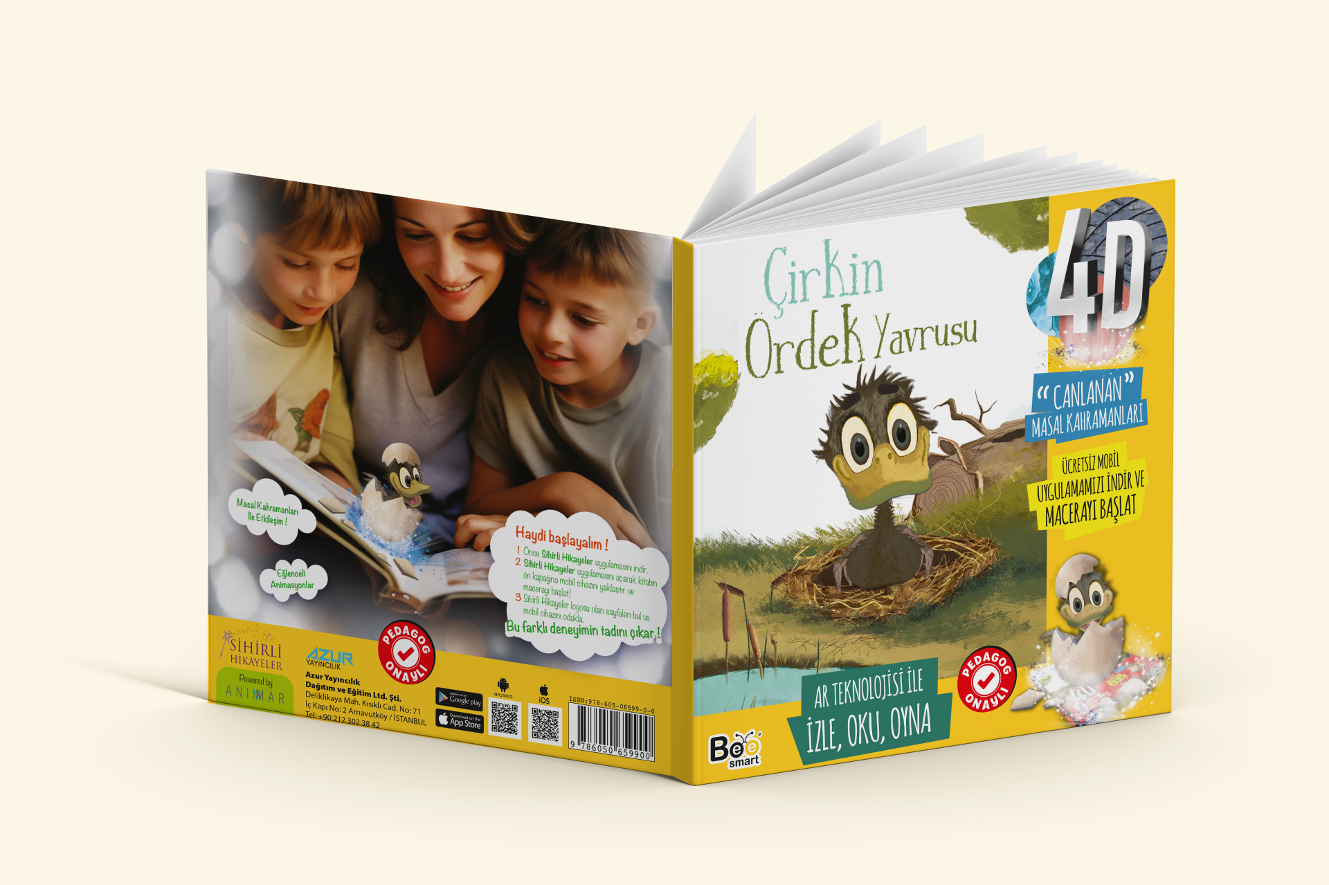 Bee Smart Çirkin Ördek Çocuk Kitabı